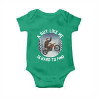Funny Bigfoot Motorcycle Christmas Baby Onesie Sasquatch Rock On Hand Xmas - Wonder Print Shop
