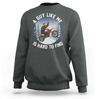Funny Bigfoot Motorcycle Christmas Sweatshirt Sasquatch Rock On Hand Xmas - Wonder Print Shop