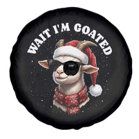 Funny Reindeer Christmas Spare Tire Cover Wait I Am Goated - Wonder Print Shop