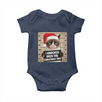 Funny Cat Mugshot Christmas Baby Onesie I Will Protect You Kitten No Matter What - Wonder Print Shop
