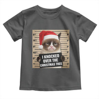 Funny Cat Mugshot Christmas Toddler T Shirt I Will Protect You Kitten No Matter What - Wonder Print Shop