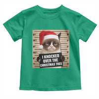 Funny Cat Mugshot Christmas Toddler T Shirt I Will Protect You Kitten No Matter What - Wonder Print Shop