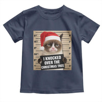 Funny Cat Mugshot Christmas Toddler T Shirt I Will Protect You Kitten No Matter What - Wonder Print Shop