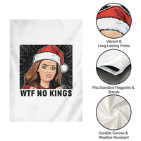 No Kings Garden Flag Funny Disgusting Doll Face Meme Christmas - Wonder Print Shop