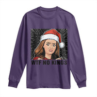 No Kings Long Sleeve Shirt Funny Disgusting Doll Face Meme Christmas - Wonder Print Shop