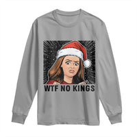 No Kings Long Sleeve Shirt Funny Disgusting Doll Face Meme Christmas - Wonder Print Shop