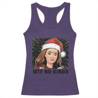 No Kings Racerback Tank Top Funny Disgusting Doll Face Meme Christmas - Wonder Print Shop
