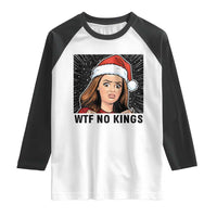 No Kings Raglan Shirt Funny Disgusting Doll Face Meme Christmas - Wonder Print Shop