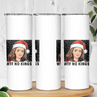 No Kings Skinny Tumbler Funny Disgusting Doll Face Meme Christmas - Wonder Print Shop