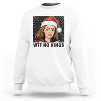 No Kings Sweatshirt Funny Disgusting Doll Face Meme Christmas - Wonder Print Shop