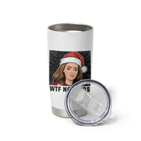 No Kings Tumbler Cup Funny Disgusting Doll Face Meme Christmas - Wonder Print Shop