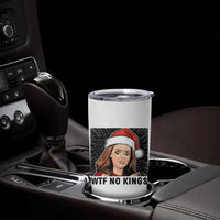 No Kings Tumbler Cup Funny Disgusting Doll Face Meme Christmas - Wonder Print Shop