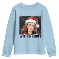 No Kings Youth Sweatshirt Funny Disgusting Doll Face Meme Christmas - Wonder Print Shop
