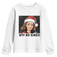 No Kings Youth Sweatshirt Funny Disgusting Doll Face Meme Christmas - Wonder Print Shop