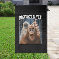 Funny Bigfoot Selfie Garden Flag Sasquatch Yeti Christmas - Wonder Print Shop