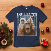 Funny Bigfoot Selfie T Shirt Sasquatch Yeti Christmas - Wonder Print Shop