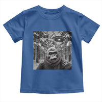 Funny Bigfoot Selfie Toddler T Shirt Sasquatch Alien UFO Christmas - Wonder Print Shop