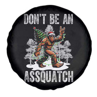 Funny Bigfoot Christmas Spare Tire Cover Do Not Be An Assquatch - Wonder Print Shop