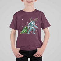 Wendigo Monster T Shirt For Kid Cryptid Mythical Christmas - Wonder Print Shop