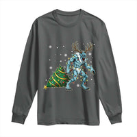 Wendigo Monster Long Sleeve Shirt Cryptid Mythical Christmas - Wonder Print Shop