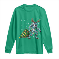 Wendigo Monster Long Sleeve Shirt Cryptid Mythical Christmas - Wonder Print Shop
