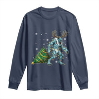 Wendigo Monster Long Sleeve Shirt Cryptid Mythical Christmas - Wonder Print Shop