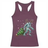 Wendigo Monster Racerback Tank Top Cryptid Mythical Christmas - Wonder Print Shop