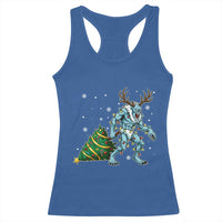 Wendigo Monster Racerback Tank Top Cryptid Mythical Christmas - Wonder Print Shop