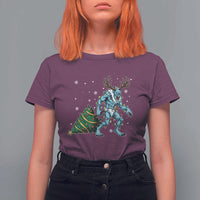 Wendigo Monster T Shirt For Women Cryptid Mythical Christmas - Wonder Print Shop