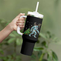 Wendigo Monster Tumbler With Handle Cryptid Mythical Christmas - Wonder Print Shop
