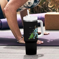 Wendigo Monster Tumbler With Handle Cryptid Mythical Christmas - Wonder Print Shop