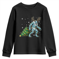 Wendigo Monster Youth Sweatshirt Cryptid Mythical Christmas - Wonder Print Shop