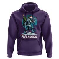 Funny Wendigo Monster Christmas Hoodie Rock On Hand Meme Xmas - Wonder Print Shop