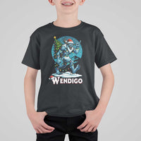 Funny Wendigo Monster Christmas T Shirt For Kid Rock On Hand Meme Xmas - Wonder Print Shop
