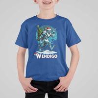 Funny Wendigo Monster Christmas T Shirt For Kid Rock On Hand Meme Xmas - Wonder Print Shop