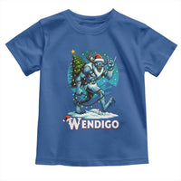 Funny Wendigo Monster Christmas Toddler T Shirt Rock On Hand Meme Xmas - Wonder Print Shop