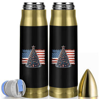 Patriotic American Flag Christmas Bullet Tumbler - Wonder Print Shop