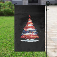 Christmas Tree American Flag Patriotic Garden Flag - Wonder Print Shop