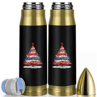 Christmas Tree American Flag Patriotic Bullet Tumbler - Wonder Print Shop