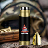 Christmas Tree American Flag Patriotic Bullet Tumbler - Wonder Print Shop