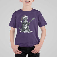Funny Cat Guitar T Shirt For Kid Rock and Roll Christmas - Wonder Print Shop