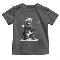 Funny Cat Guitar Toddler T Shirt Rock and Roll Christmas - Wonder Print Shop