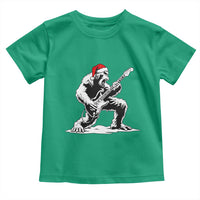 Funny Bigfoot Guitar Toddler T Shirt Rock and Roll Christmas - Wonder Print Shop