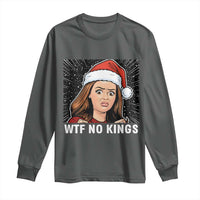 No Kings Long Sleeve Shirt Funny Doll Face Meme Christmas - Wonder Print Shop