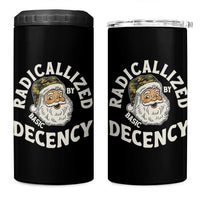 Funny Santa Camo Christmas 4 in 1 Can Cooler Tumbler Radicalized By Basic Decency - Wonder Print Shop