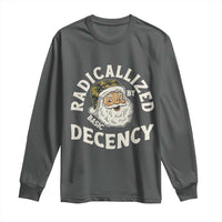Funny Santa Camo Christmas Long Sleeve Shirt Radicalized By Basic Decency - Wonder Print Shop