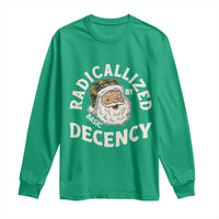 Funny Santa Camo Christmas Long Sleeve Shirt Radicalized By Basic Decency - Wonder Print Shop