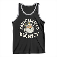 Funny Santa Camo Christmas Tank Top Radicalized By Basic Decency - Wonder Print Shop