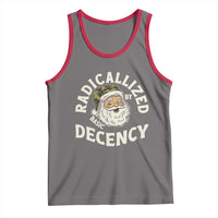 Funny Santa Camo Christmas Tank Top Radicalized By Basic Decency - Wonder Print Shop