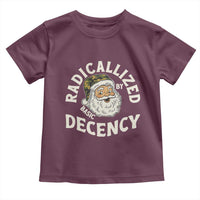 Funny Santa Camo Christmas Toddler T Shirt Radicalized By Basic Decency - Wonder Print Shop